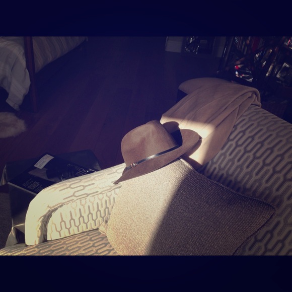 Topshop olive green felt hat