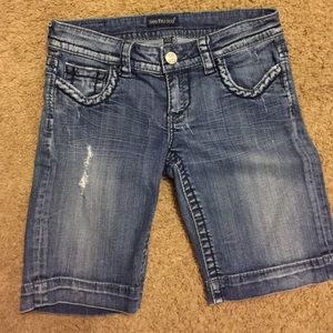 See thru soul Bermuda shorts