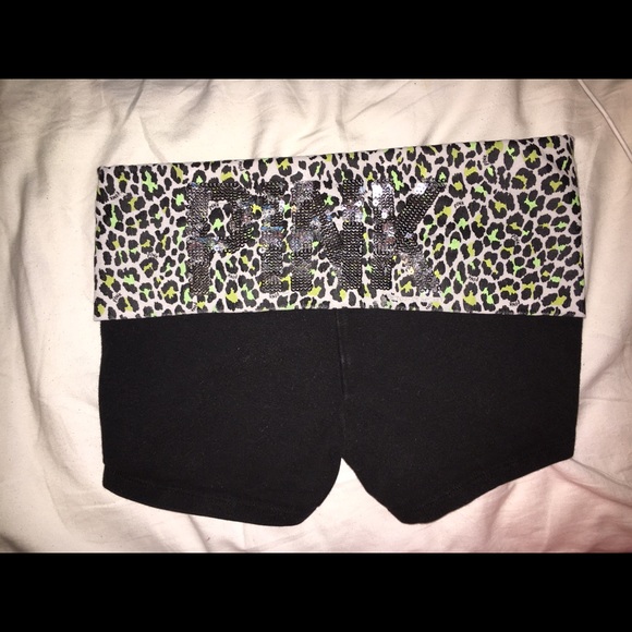 PINK yoga shorties