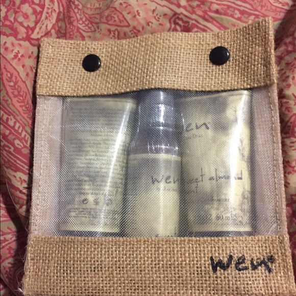 Wen Almond Mint travel set