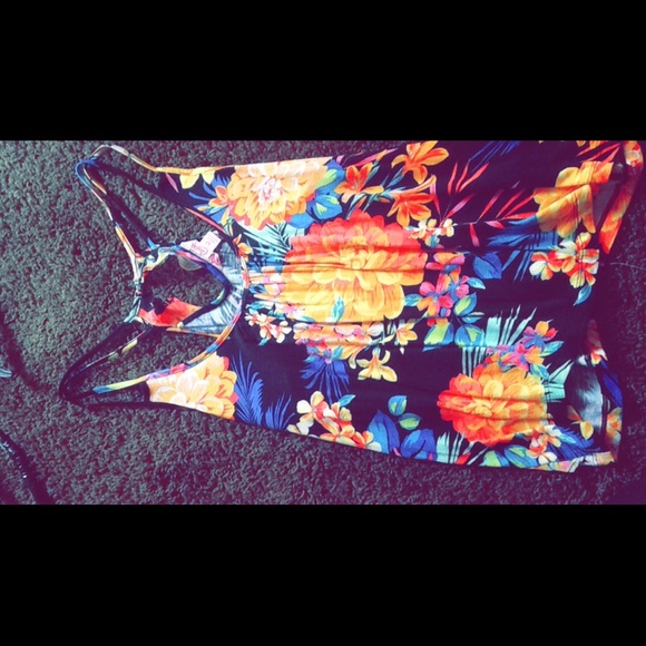 Floral tank top