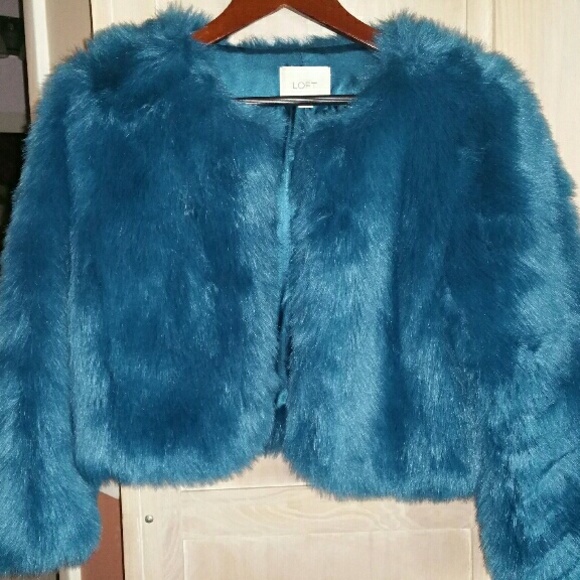 Loft faux fur jacket