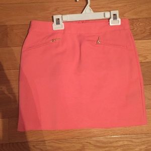 Coral Mini Skirt