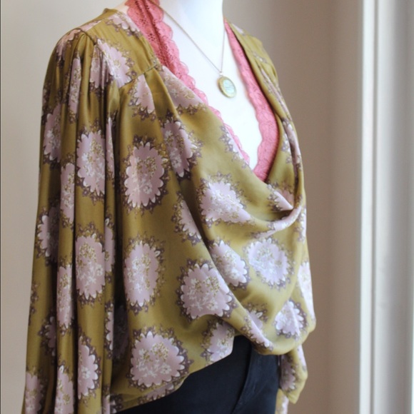 Cowl neck top