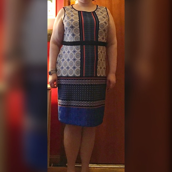 Cato print multicolor dress - 22