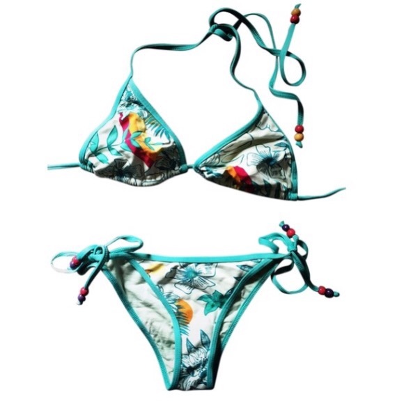 Fun floral bikini