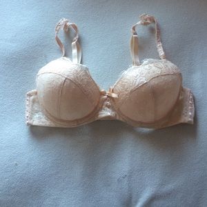 nude lace bra
