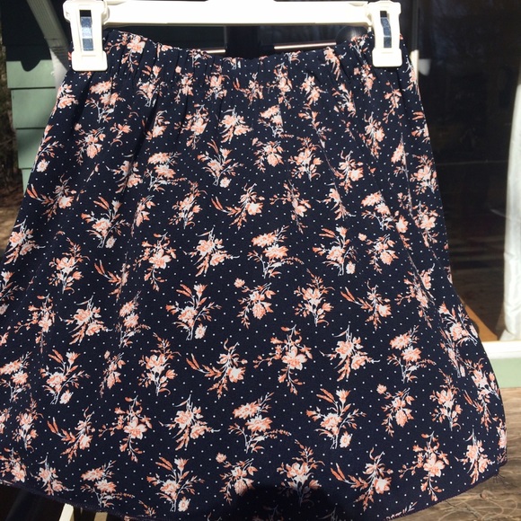 Floral Polka Dot Skirt
