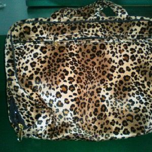 Leopard make up bag