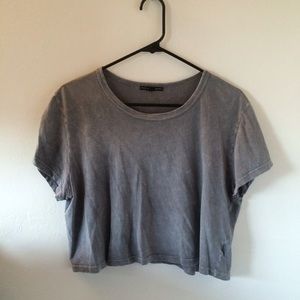 Truly Madly Deeply Grey Crop Top