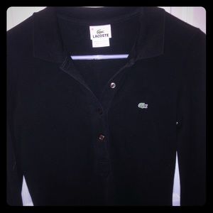 Lacoste black polo dress