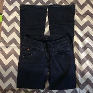 Hudson boot cut flap pocket jeans