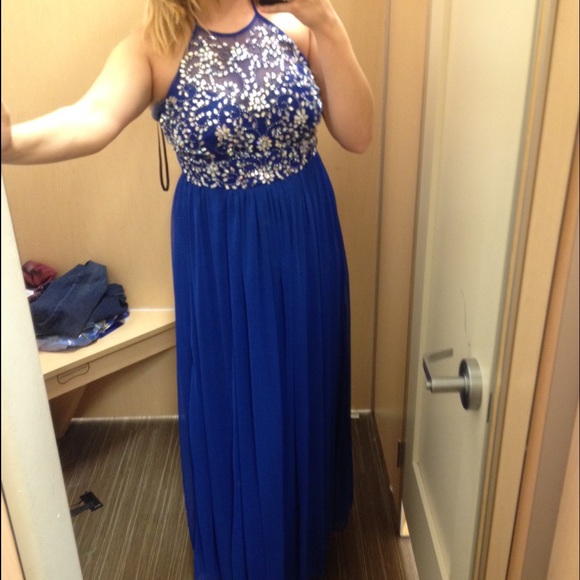 Blue prom dress size 11/12