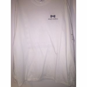 White long sleeve simply southern