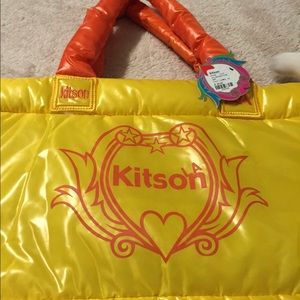 Kitson puffy tote bag