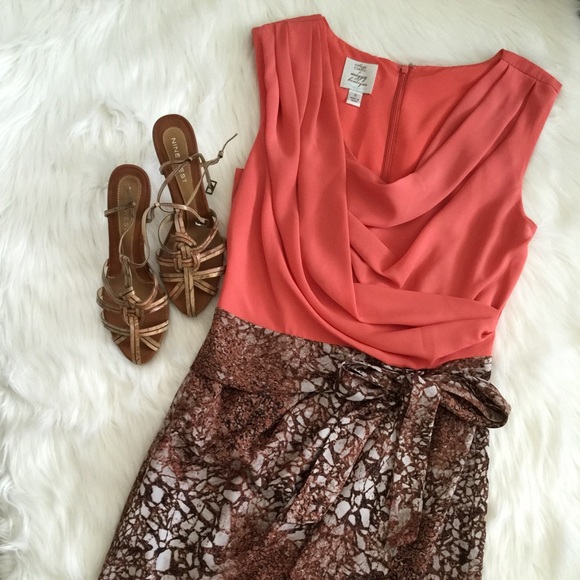 Suzi Chin Dresses & Skirts - Suzi Chin Coral Dress