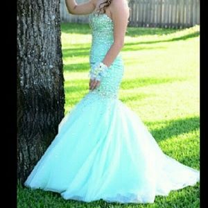 ***Reserved***Mermaid Prom Dress/ Read Description