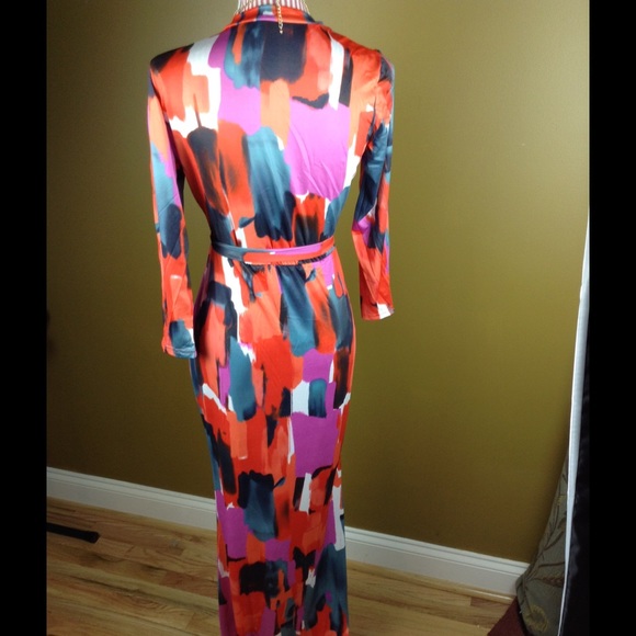 🔥LAST ONE🔥 Geometric Printed Maxi Dress - Picture 3 of 3