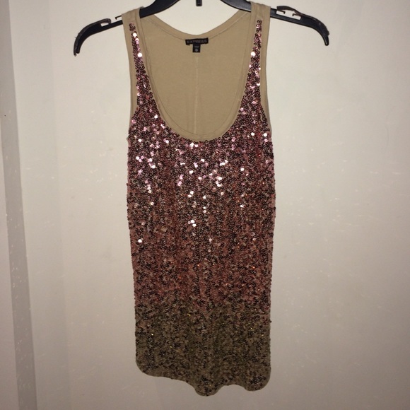 Sleeveless blouse from Express with sequins