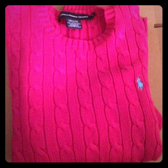 Ralph Lauren Crew Pink sweater