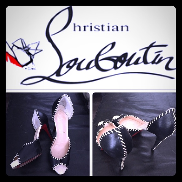 CHRISTIAN LOUBOUTIN Navy Pamps
