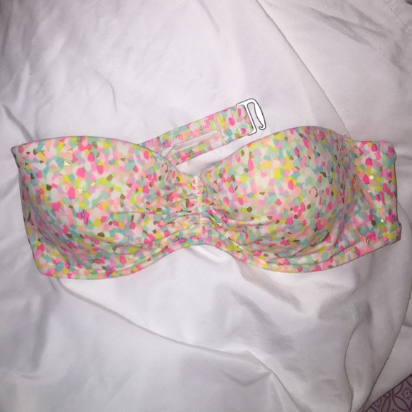 Victorias Secret Strapless Bandeau Bathing Suit