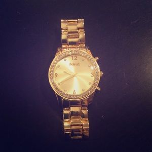 Claire's Gold Watch