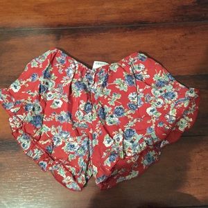Brandy Melville Floral Shorts