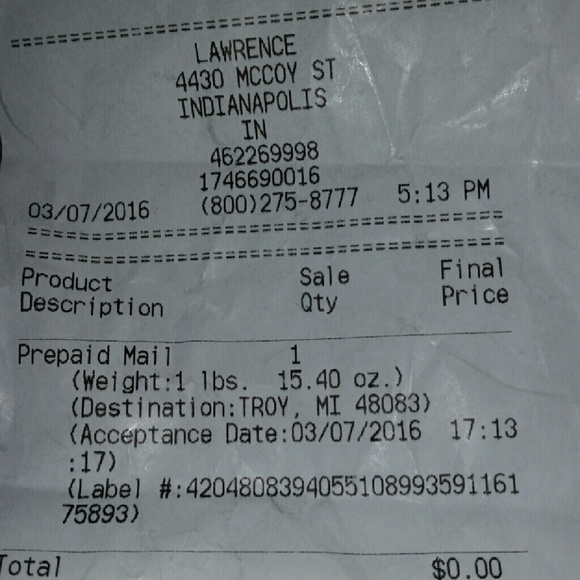 Return label - Picture 2 of 2