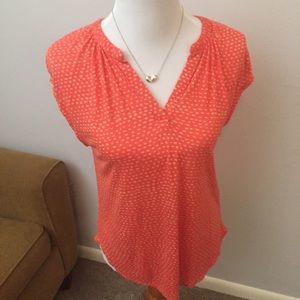 Lucky Brand Cap Sleeve Top