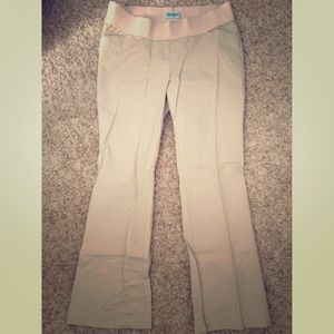 Khaki maternity pants
