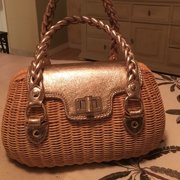 Elliott Lucca Straw Purse
