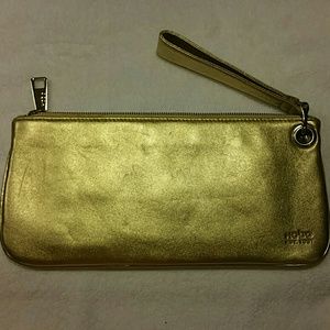 Gold Hobo International wristlet