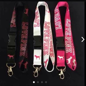 3 X love pink lanyarde