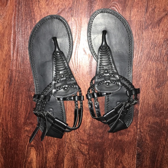 Black sandals