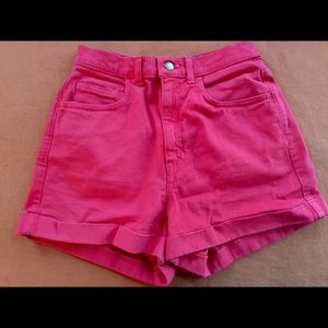 American apparel high waist shorts