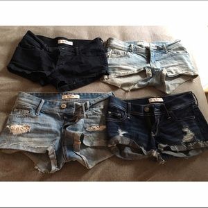 Hollister shorts bundle|4 PAIRS
