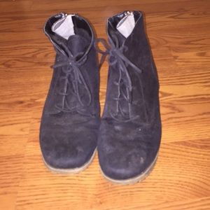 Black Combat booties