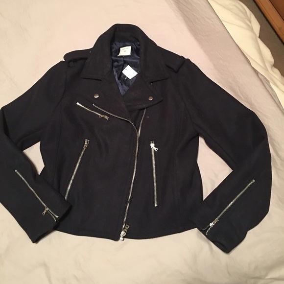 Blue Gap Moto Jacket NWT!