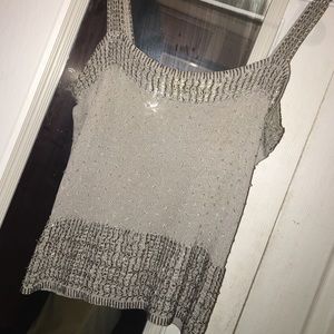 Vintage Valentino embellished tank
