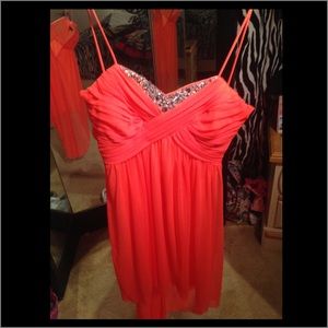 Bright Orange Dress