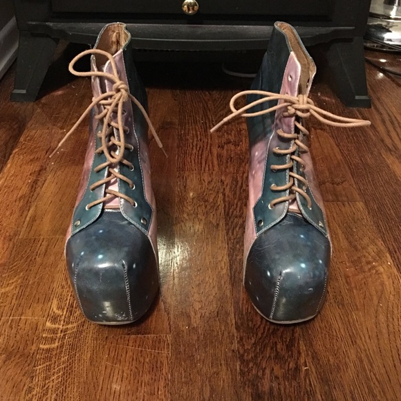 Jeffrey Campbell cosmic Lolita boots - Picture 2 of 4