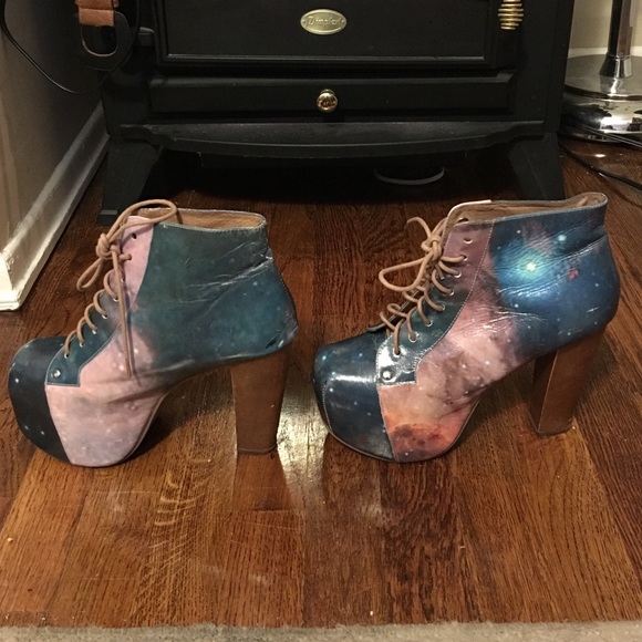 Jeffrey Campbell cosmic Lolita boots - Picture 3 of 4