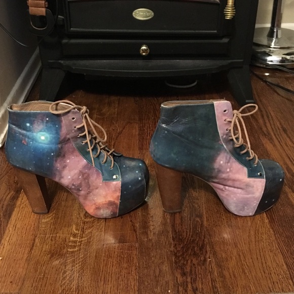 Jeffrey Campbell cosmic Lolita boots - Picture 4 of 4
