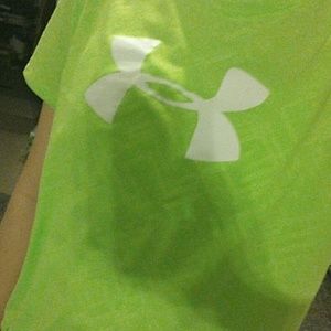 Green under Armour shirt