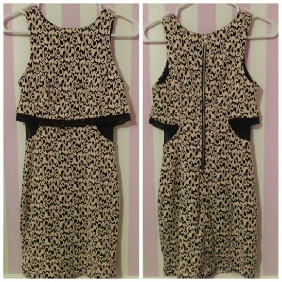 Mesh Side Party Dress