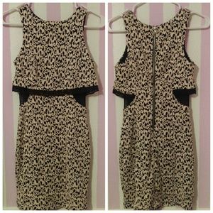 Mesh Side Party Dress