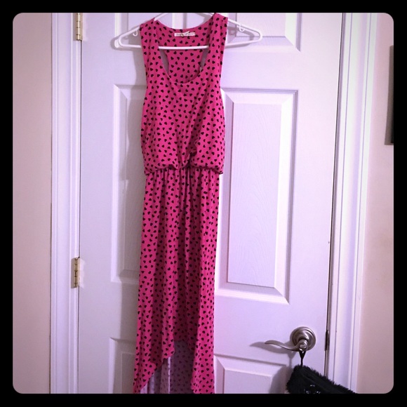 Pink heart dress