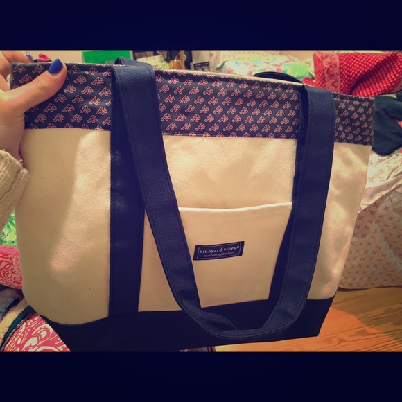 Vineyard Vines Custom Braves Tote
