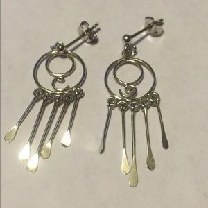 Sterling Dream Catcher Earrings.